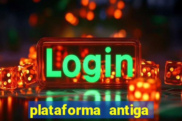 plataforma antiga de jogos